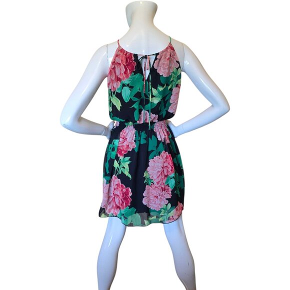 SWEET STORM Floral Halter Dress sz M - Picture 5 of 8
